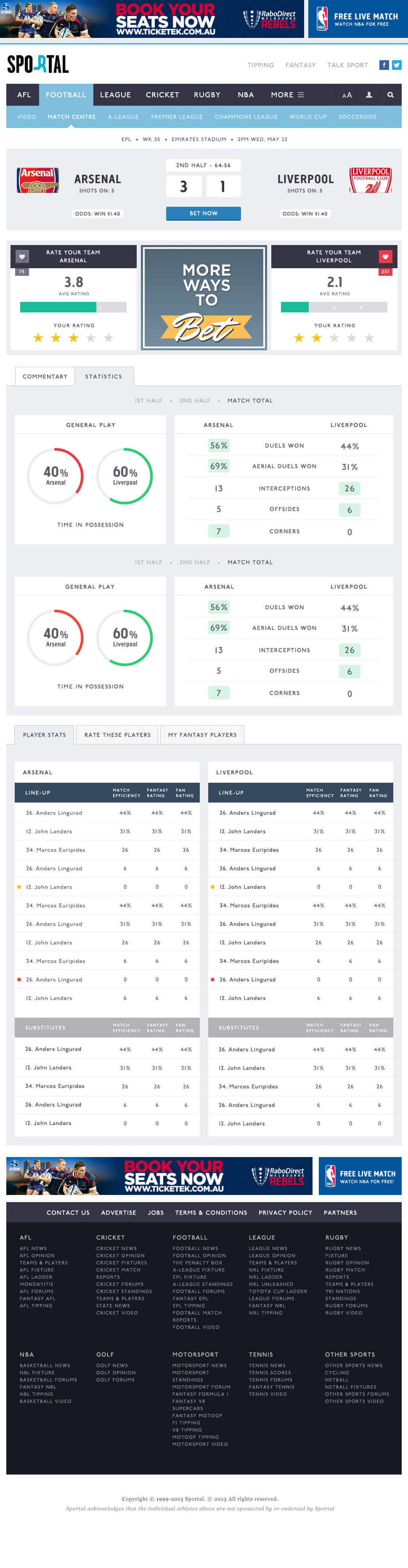 Nba Web Football